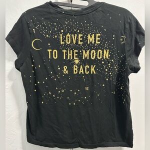Victoria's Secret Black and Gold Shirt